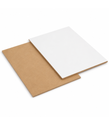 HDF lacuit alb o fata pentru placarea peretilor laterali 2.5mm, 2850 x 2070 mm